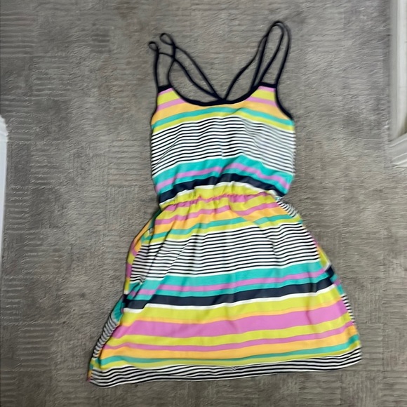 Charlotte Russe EUC double strap cross back sundress ✨☀️🦋🌈 - Picture 1 of 5